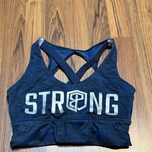 Born Primitive Blue Camo Sports Bra